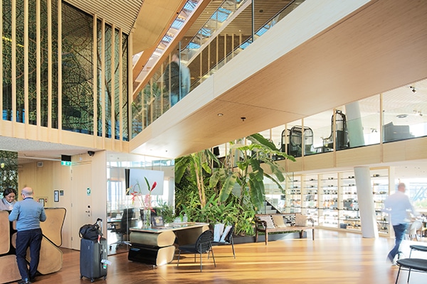 Lobby van Hotel Jakarta Amsterdam