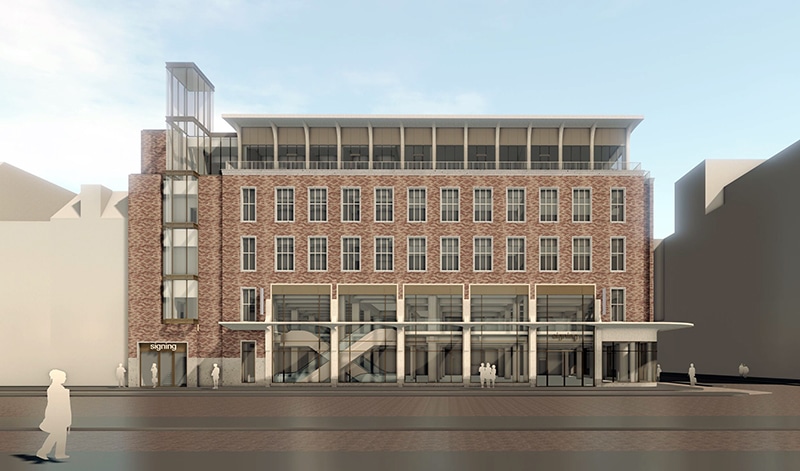 Nieuw winkelfront voormalig C&A-pand Vredenburg