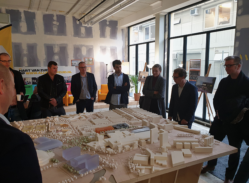 Maquette van Hart van Zuid