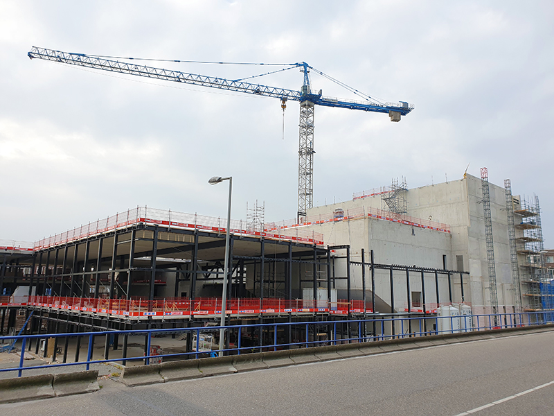 Ruwbouw van Kunstenpand Rotterdam