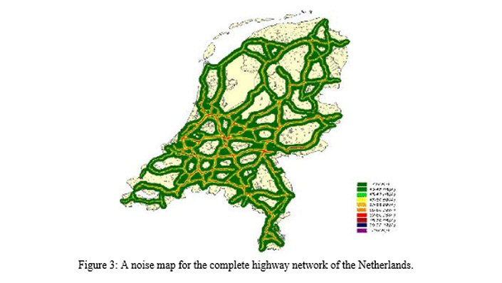 A noise mapping system for highways in the Netherlands