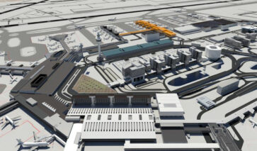 Impressie Schiphol-pier en terminal | DGMR