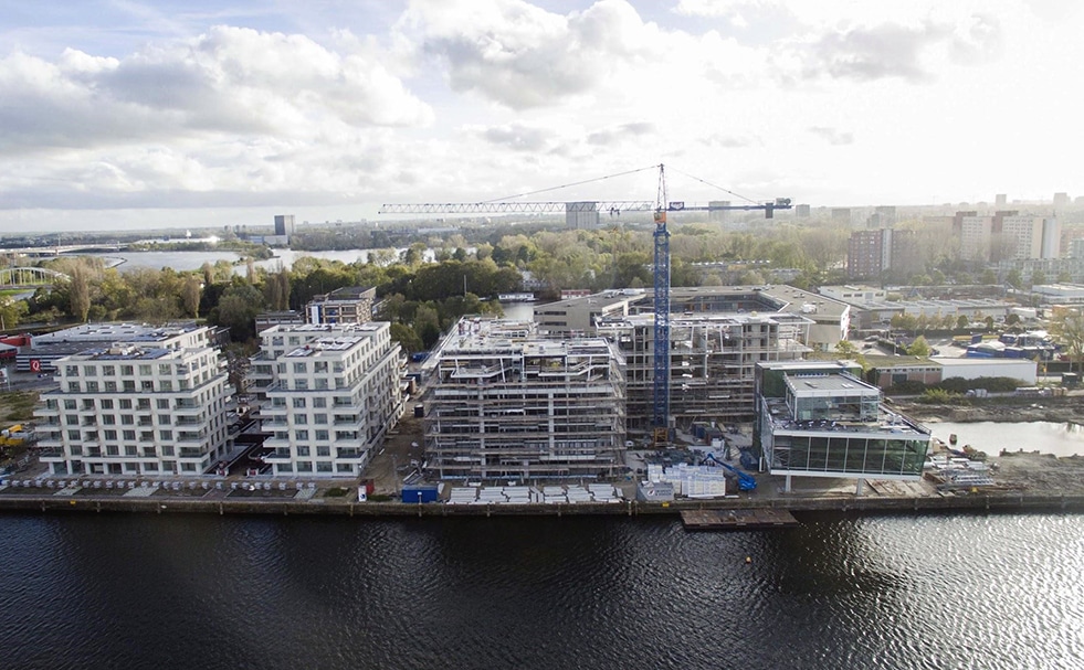 Bouw kantoor Cruquiuskade Amsterdam | DGMR