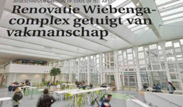 artikel over renovatie Wiebengacomplex in Schooldomein