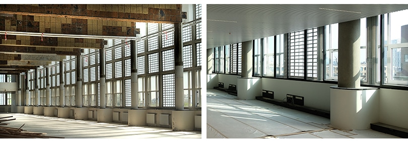 Transformatie van de gevel van Stationspostgebouw