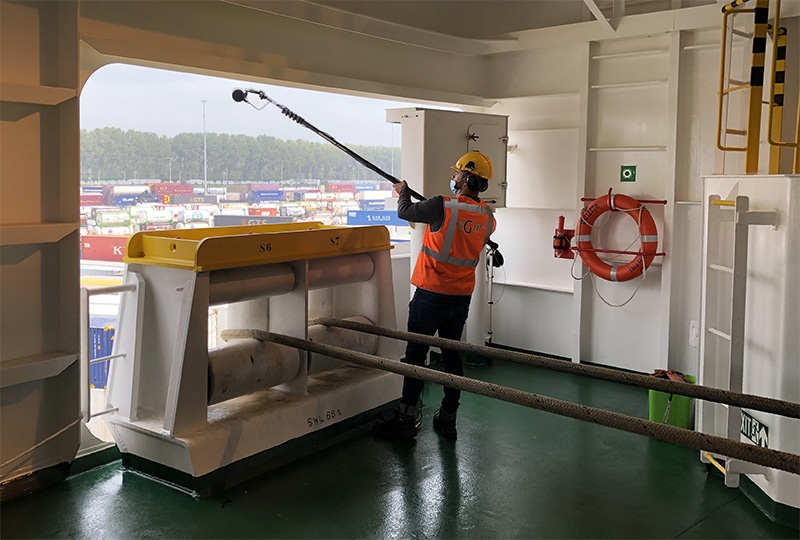 Meten binnen in het schip | DGMR