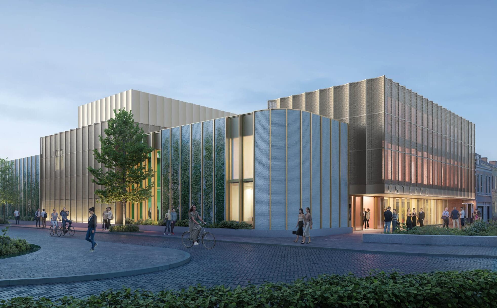 Buitenzijde nieuwe Schouwburg Ogterop