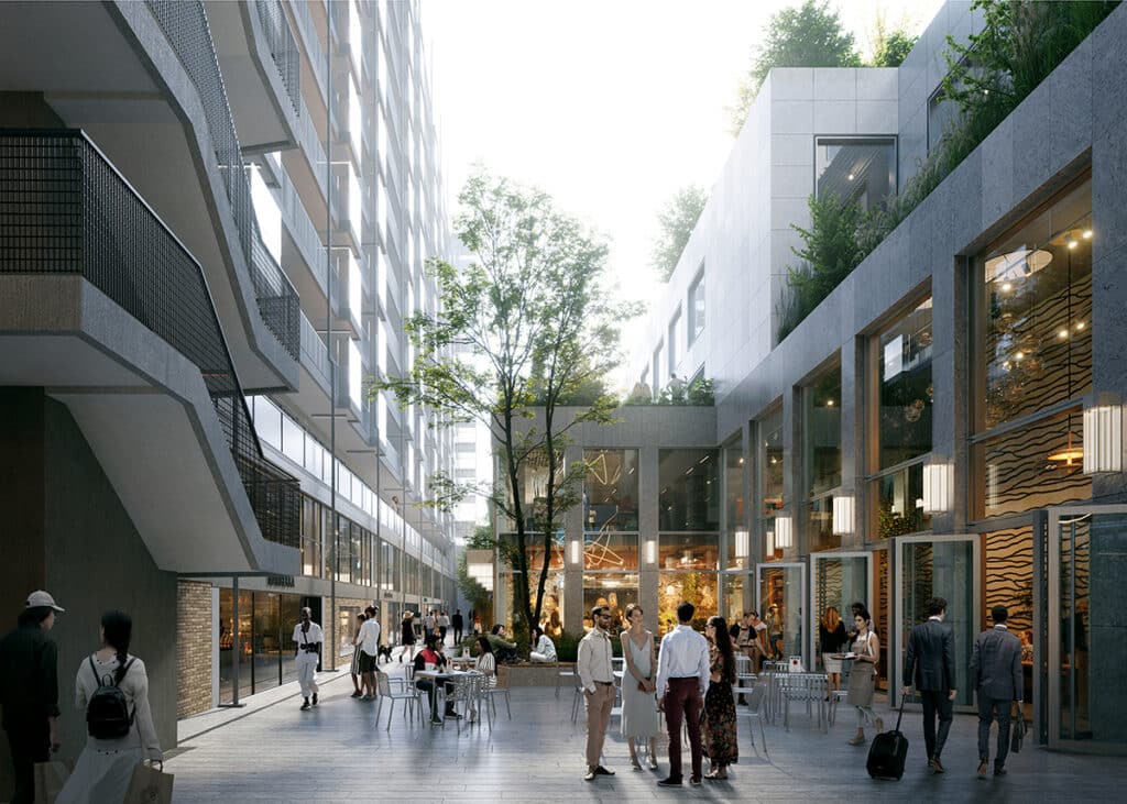 Project Lumière Rotterdam op straatniveau