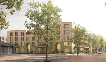 Impressie van project Portico in Amsterdam