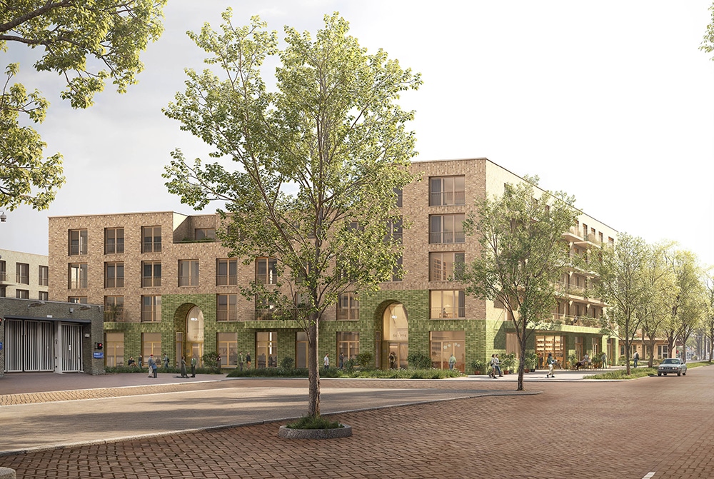 Impressie van project Portico in Amsterdam