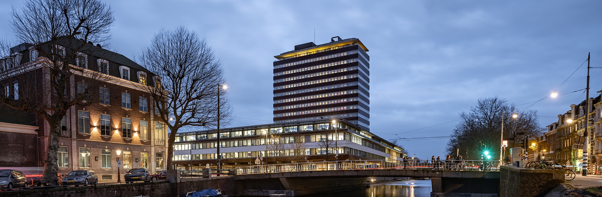 De Nederlansche Bank vanaf de Singelgracht