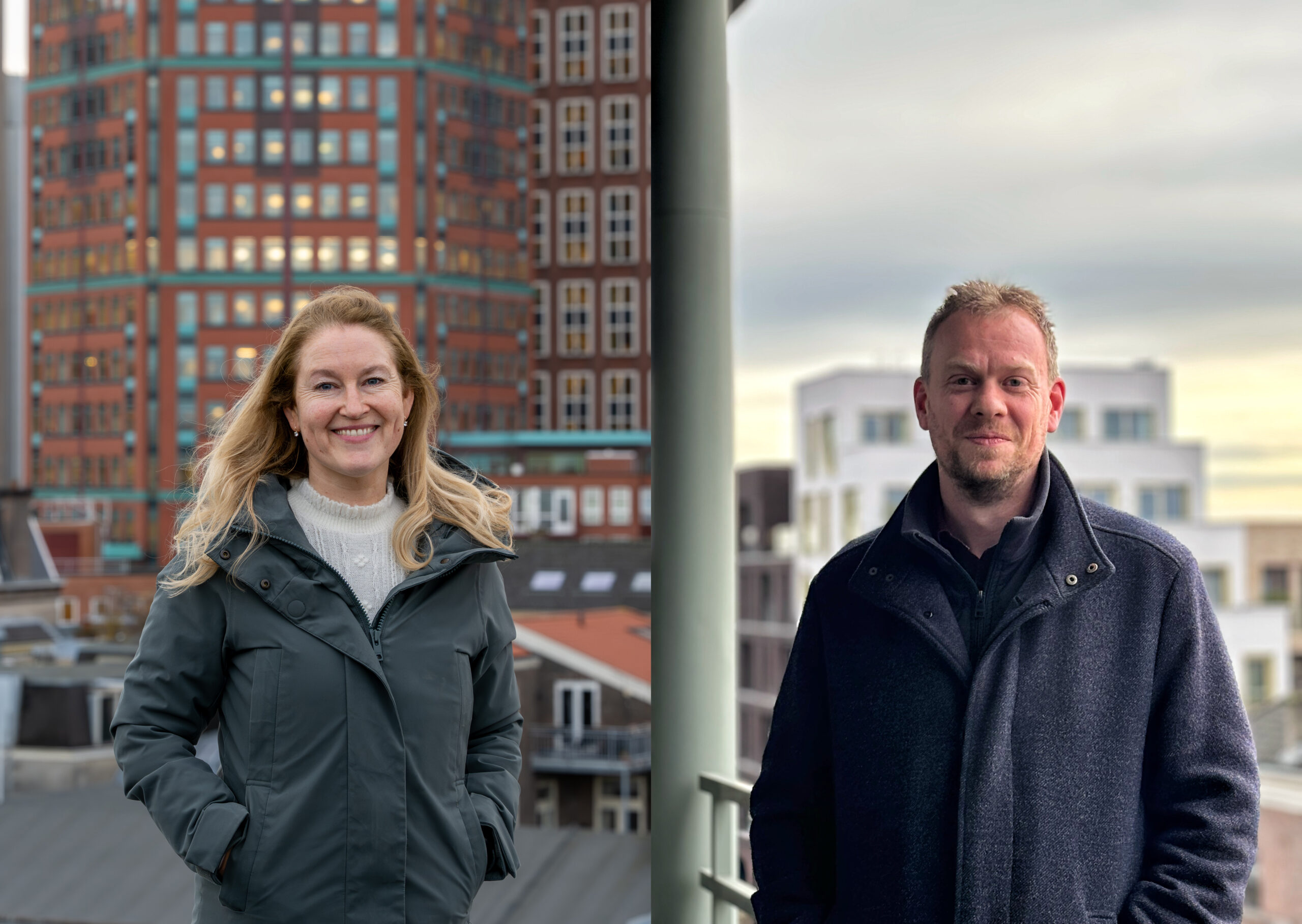 Merlijn Huijbers en Johan Hoogeweg, innovatiemanagers bij DGMR