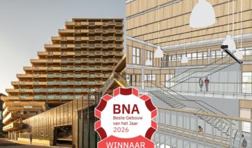 BNA Beste Gebouw van het Jaar 2026 voor SAWA en Schoonhovens College
